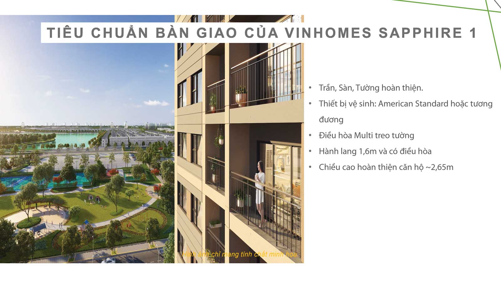 TIÊU CHUẨN BÀN GIAO VINHOMES SAPHIARE 01