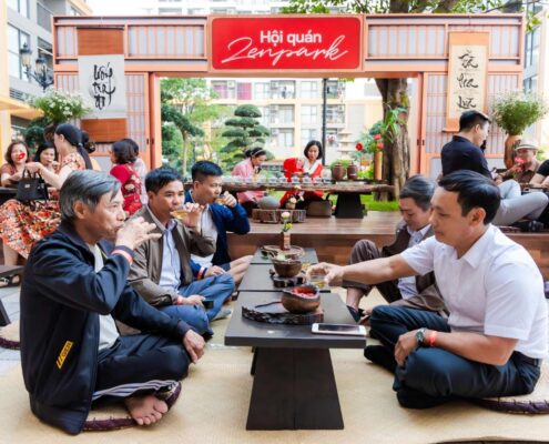 check in hoi quan thuong tra tai the zenpark 21